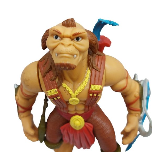 Vintage 1998 Kenner Small Soldiers Gorgonite Leader Archer Mounted On Plate - Picture 5 of 8